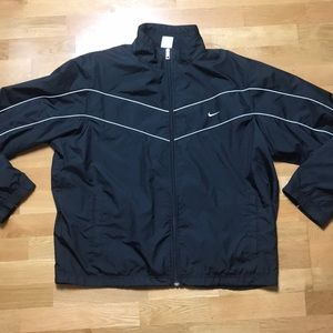 Black NIKE Windbreaker Size XXL